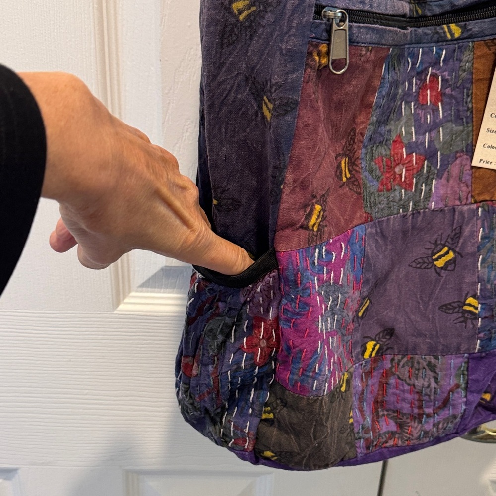 Kathmandu Imports Boho Patchwork Crossbody Bag‎ - Picture 3 of 14